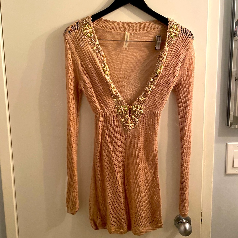 Victoria secret cover up. Hand beaded
